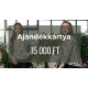 Ajándékkártya - 15 000 Ft