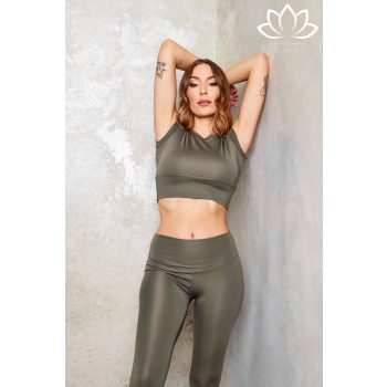 MANTRA rövid ujjú crop top   - VIKTORI