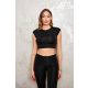 MANTRA rövid ujjú crop top   - VIKTORI