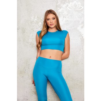 MANTRA rövid ujjú crop top   - VIKTORI