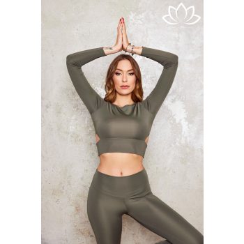 ASANA hossz ujjú crop top   - VIKTORI