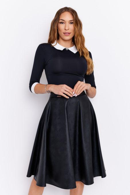 FELINE Midi A-line skirt