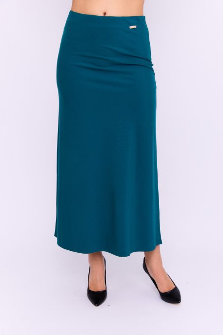 Teramo women's skirt, midi skirt with gathered waist, Tara x Viktori, Young & Free Collection