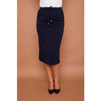   Arconia midi szoknya, oldalt slicceléssel,kék,S,Tara x Viktori, Young & Free Collection