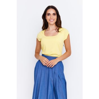 KINSLEY Square-neck top