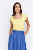 KINSLEY Square-neck top