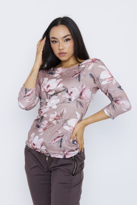 CELINE női póló, kerek nyakú testhezálló,mintás,M,Tara X Viktori,Young&Free Kollekció