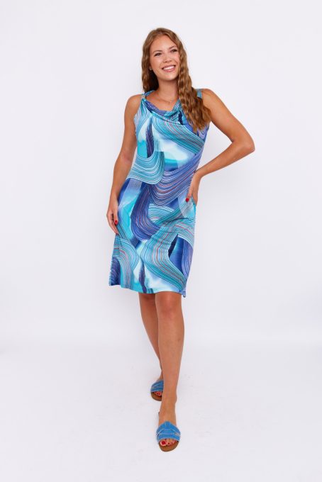 Toszkána klippes női ruha, klippes,mintás, S, Tara x Viktori