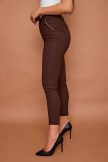 Marbella women's trousers High-waist slit trousers, Tara x Viktori
