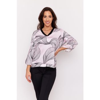   Lissabon women's tunic, V-neck with yokes, Tara x Viktori