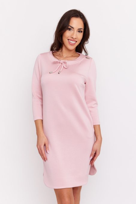 Zamina women's tunic, round-neck with pockets, Tara x Viktori