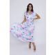 MAITRE női ruha-átlapolt, gumis derekú, hosszú ruha,mintás,S,Tara X Viktori