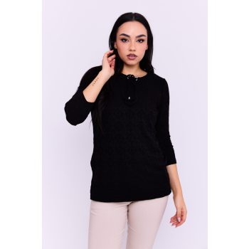   Nessa women's tunic, round-neck, front-tie, Tara x Viktori