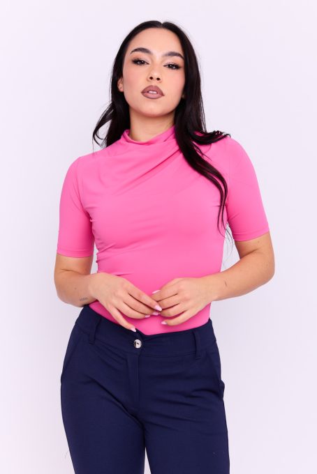 Riverine women's top Gathered, high-neck top, Tara x Viktori