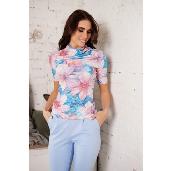   Riverine women's top Gathered, high-neck top, Tara x Viktori