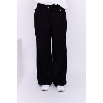   Pamela women's trousers, high-waisted, pleated, Tara x Viktori