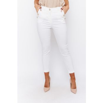 ZOYA High-waist slit trousers