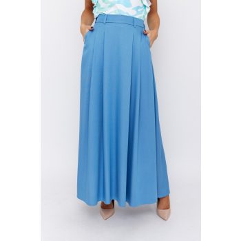   KARIN A-line long women’s skirt with pockets and elastic back