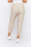 Elvira Women's Linen-Effect Jogger Pants – Comfortable Elastic Waist Summer Trousers with Pockets