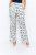 TAORMINA women's pants – elastic waist, wide-leg trousers with pockets, patterned