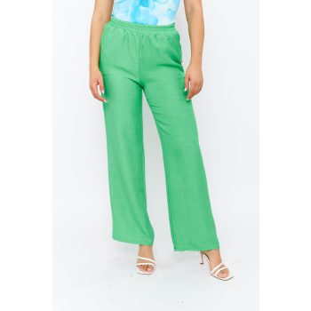   AORMINA women’s wide-leg summer trousers with pockets and elastic waistband