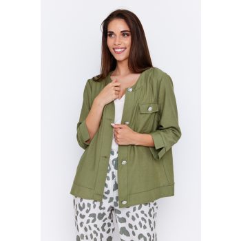 ABRIELLE women's blazer – six-button, pocketed