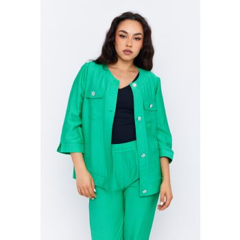 ABRIELLE women's blazer – six-button, pocketed