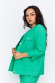 ABRIELLE női blézer,hatgombos, zsebes blézer,zöld,M, Tara x Viktori 