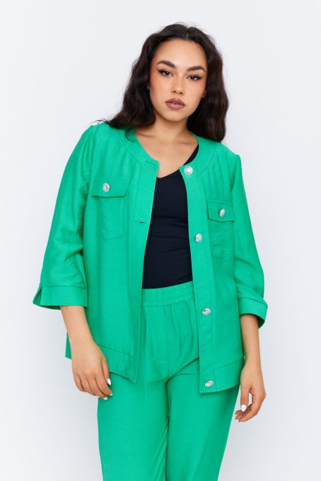 ABRIELLE women's blazer – six-button, pocketed