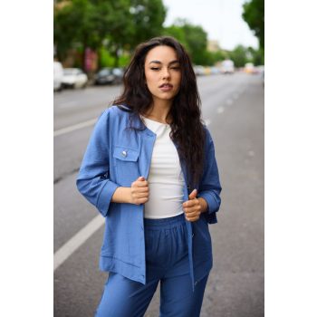 ABRIELLE women's blazer – six-button, pocketed