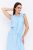 JULES ruffled neckline and sleeve summer dress with waist tie