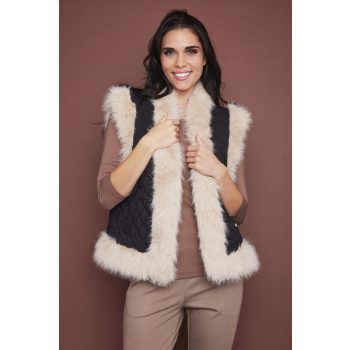 TRACI szőrmés mellény,onesize,Tara X Viktori