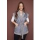 TAMARA mellény övvel,szürke,S,Tara X Viktori