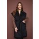 TAMARA hosszú mellény övvel,fekete,M,Tara X Viktori