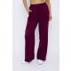 TAORMINA női nadrág – Gumis derekú, bő szárú nadrág svédzsebbel,bordó,XL,Tara X Viktori