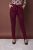 PAYTON női gumis derekú egyenes szárú nadrág,bordó,S,Tara X Viktori