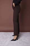 SHAELYN egyenes szárú női nadrág – elegáns,barna,XL,Tara X Viktori