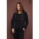 TRACY női blézer,gombos,fekete,M,Tara X Viktori