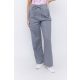 MELISSA women’s trousers with elastic waist, tie belt and wide leg