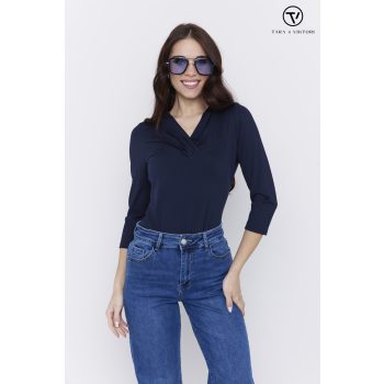   Lennox women's top Wrap-and-gathered top, Tara x Viktori