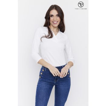   Lennox women's top Wrap-and-gathered top, Tara x Viktori