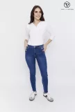 Women’s push-up skinny jeans – high waist button detail style