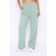 TAORMINA női nadrág – Gumis derekú, bő szárú nadrág svédzsebbel,mentazöld,M,Tara X Viktori