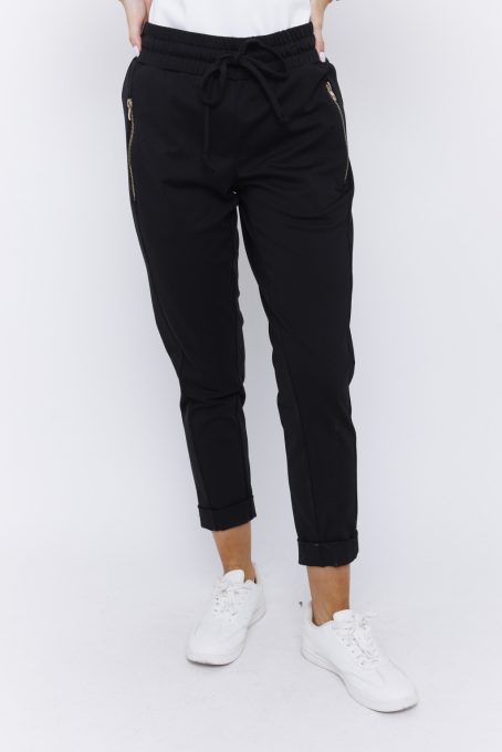 ISA sporty women's pants with zip pockets