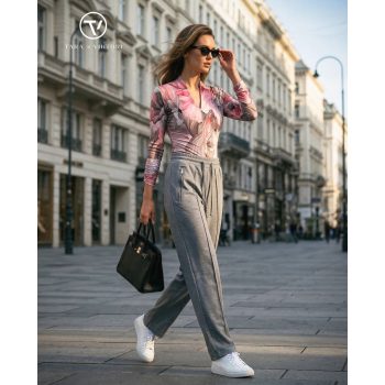 ISA sporty women's pants with zip pockets