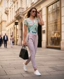 ISA sporty women's pants with zip pockets