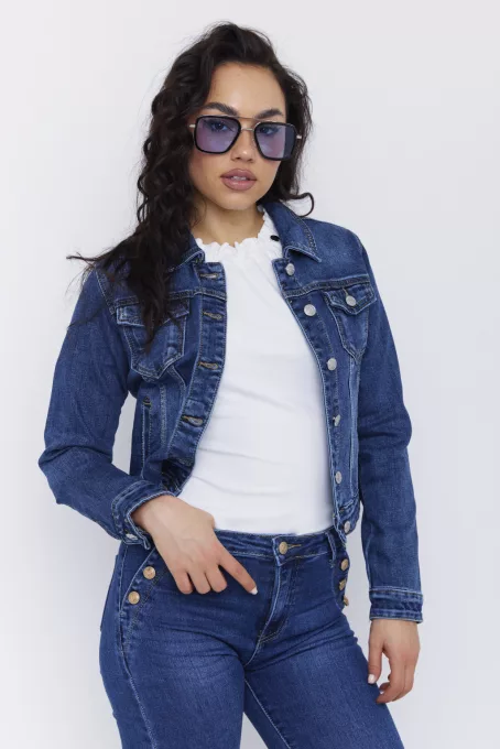 Galláros farmer dzseki,kék,S,Tara X Viktori