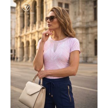 Y-necces póló,mintás,S,Tara x Viktori