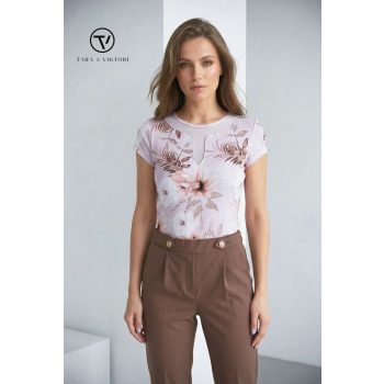 Y-necces póló,mintás,XL,Tara x Viktori