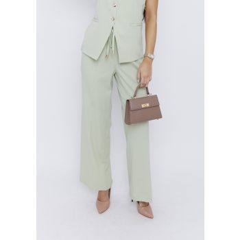   TAORMINA women’s trousers – pressed crease, elastic waist, tie detail